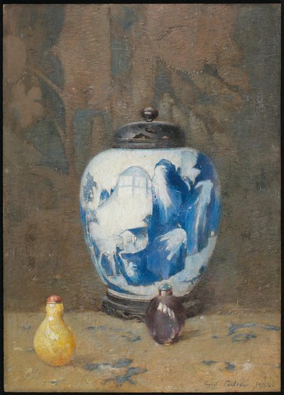 Stillleben, Chinesische Vase, 1922 von Emil Carlsen